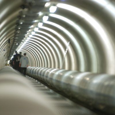 Fernwärmetunnel unter dem Rhein